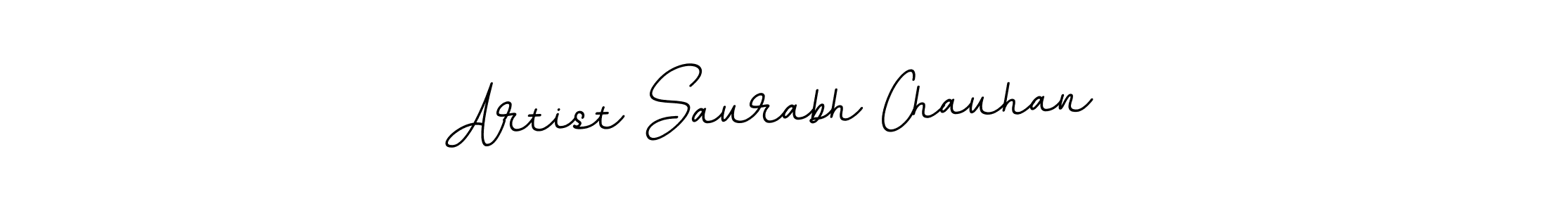 How to make Artist Saurabh Chauhan name signature. Use BallpointsItalic-DORy9 style for creating short signs online. This is the latest handwritten sign. Artist Saurabh Chauhan signature style 11 images and pictures png