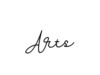 How to make Arts name signature. Use BallpointsItalic-DORy9 style for creating short signs online. This is the latest handwritten sign. Arts signature style 11 images and pictures png