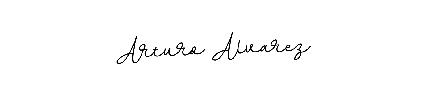 You should practise on your own different ways (BallpointsItalic-DORy9) to write your name (Arturo Alvarez) in signature. don't let someone else do it for you. Arturo Alvarez signature style 11 images and pictures png
