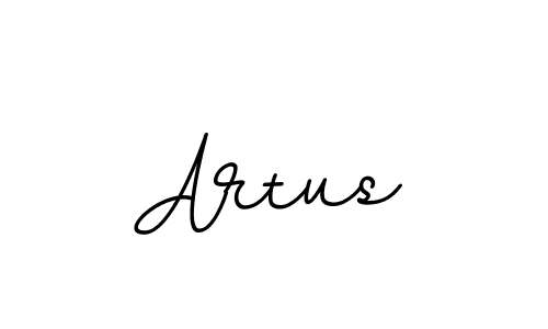 Artus stylish signature style. Best Handwritten Sign (BallpointsItalic-DORy9) for my name. Handwritten Signature Collection Ideas for my name Artus. Artus signature style 11 images and pictures png