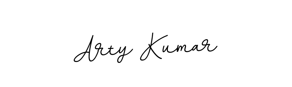 Design your own signature with our free online signature maker. With this signature software, you can create a handwritten (BallpointsItalic-DORy9) signature for name Arty Kumar. Arty Kumar signature style 11 images and pictures png