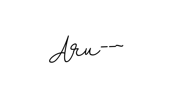 Once you've used our free online signature maker to create your best signature BallpointsItalic-DORy9 style, it's time to enjoy all of the benefits that Aru--~ name signing documents. Aru--~ signature style 11 images and pictures png