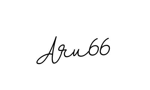 Use a signature maker to create a handwritten signature online. With this signature software, you can design (BallpointsItalic-DORy9) your own signature for name Aru66. Aru66 signature style 11 images and pictures png