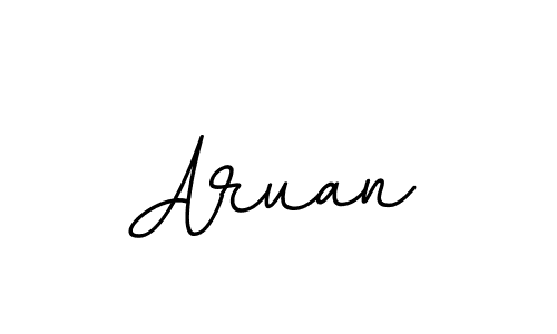 The best way (BallpointsItalic-DORy9) to make a short signature is to pick only two or three words in your name. The name Aruan include a total of six letters. For converting this name. Aruan signature style 11 images and pictures png