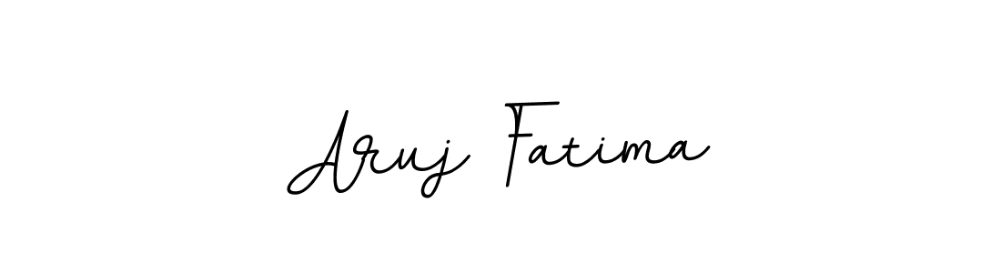 This is the best signature style for the Aruj Fatima name. Also you like these signature font (BallpointsItalic-DORy9). Mix name signature. Aruj Fatima signature style 11 images and pictures png