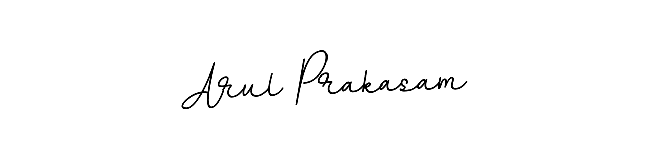 Use a signature maker to create a handwritten signature online. With this signature software, you can design (BallpointsItalic-DORy9) your own signature for name Arul Prakasam. Arul Prakasam signature style 11 images and pictures png