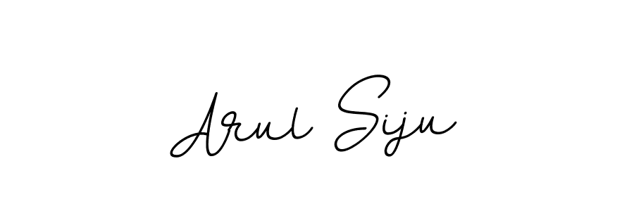 It looks lik you need a new signature style for name Arul Siju. Design unique handwritten (BallpointsItalic-DORy9) signature with our free signature maker in just a few clicks. Arul Siju signature style 11 images and pictures png