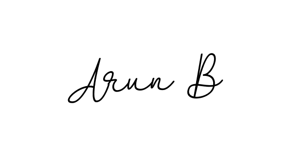 Also we have Arun B name is the best signature style. Create professional handwritten signature collection using BallpointsItalic-DORy9 autograph style. Arun B signature style 11 images and pictures png