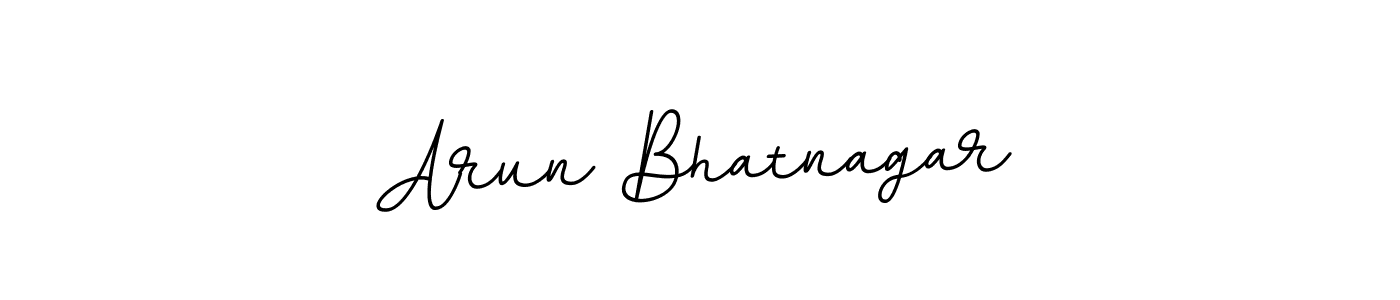 Use a signature maker to create a handwritten signature online. With this signature software, you can design (BallpointsItalic-DORy9) your own signature for name Arun Bhatnagar. Arun Bhatnagar signature style 11 images and pictures png