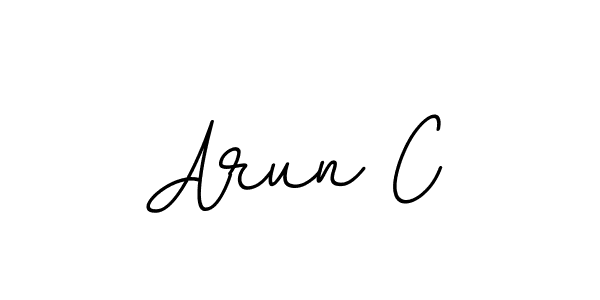 Make a beautiful signature design for name Arun C. With this signature (BallpointsItalic-DORy9) style, you can create a handwritten signature for free. Arun C signature style 11 images and pictures png