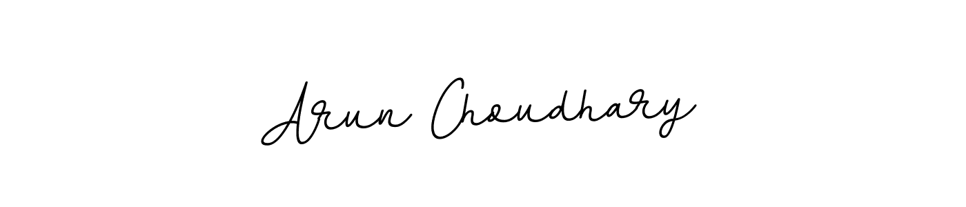 Make a beautiful signature design for name Arun Choudhary. With this signature (BallpointsItalic-DORy9) style, you can create a handwritten signature for free. Arun Choudhary signature style 11 images and pictures png