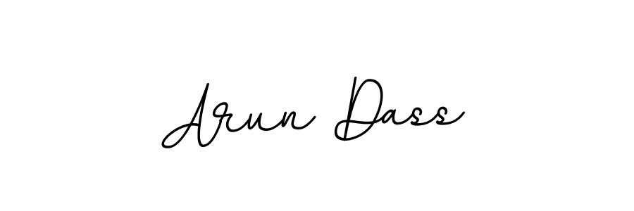 How to make Arun Dass name signature. Use BallpointsItalic-DORy9 style for creating short signs online. This is the latest handwritten sign. Arun Dass signature style 11 images and pictures png