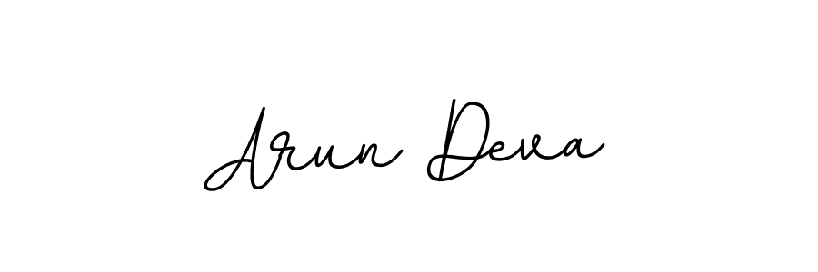 Design your own signature with our free online signature maker. With this signature software, you can create a handwritten (BallpointsItalic-DORy9) signature for name Arun Deva. Arun Deva signature style 11 images and pictures png