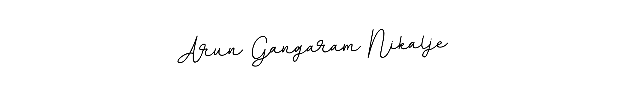 Also You can easily find your signature by using the search form. We will create Arun Gangaram Nikalje name handwritten signature images for you free of cost using BallpointsItalic-DORy9 sign style. Arun Gangaram Nikalje signature style 11 images and pictures png