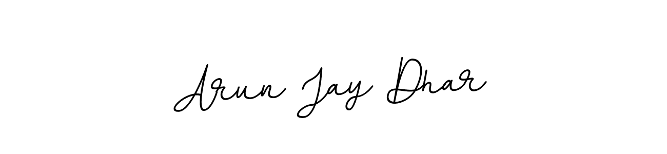 How to make Arun Jay Dhar signature? BallpointsItalic-DORy9 is a professional autograph style. Create handwritten signature for Arun Jay Dhar name. Arun Jay Dhar signature style 11 images and pictures png