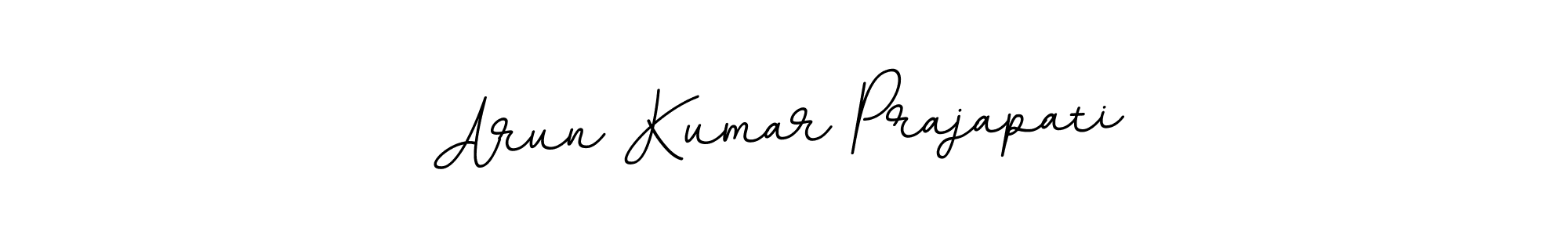 The best way (BallpointsItalic-DORy9) to make a short signature is to pick only two or three words in your name. The name Arun Kumar Prajapati include a total of six letters. For converting this name. Arun Kumar Prajapati signature style 11 images and pictures png
