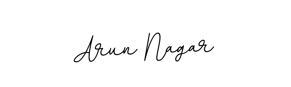 The best way (BallpointsItalic-DORy9) to make a short signature is to pick only two or three words in your name. The name Arun Nagar include a total of six letters. For converting this name. Arun Nagar signature style 11 images and pictures png