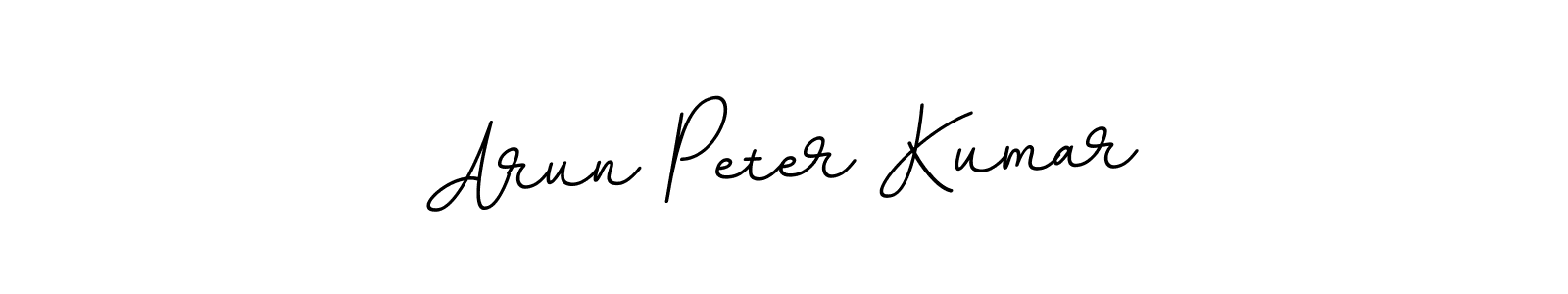 Create a beautiful signature design for name Arun Peter Kumar. With this signature (BallpointsItalic-DORy9) fonts, you can make a handwritten signature for free. Arun Peter Kumar signature style 11 images and pictures png