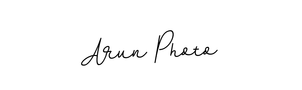 Arun Photo stylish signature style. Best Handwritten Sign (BallpointsItalic-DORy9) for my name. Handwritten Signature Collection Ideas for my name Arun Photo. Arun Photo signature style 11 images and pictures png