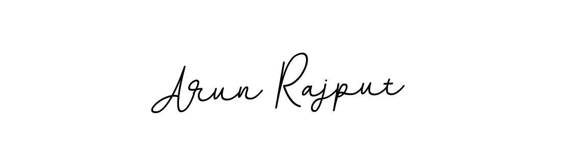 How to make Arun Rajput name signature. Use BallpointsItalic-DORy9 style for creating short signs online. This is the latest handwritten sign. Arun Rajput signature style 11 images and pictures png