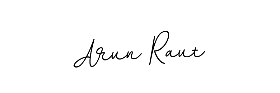 How to make Arun Raut name signature. Use BallpointsItalic-DORy9 style for creating short signs online. This is the latest handwritten sign. Arun Raut signature style 11 images and pictures png