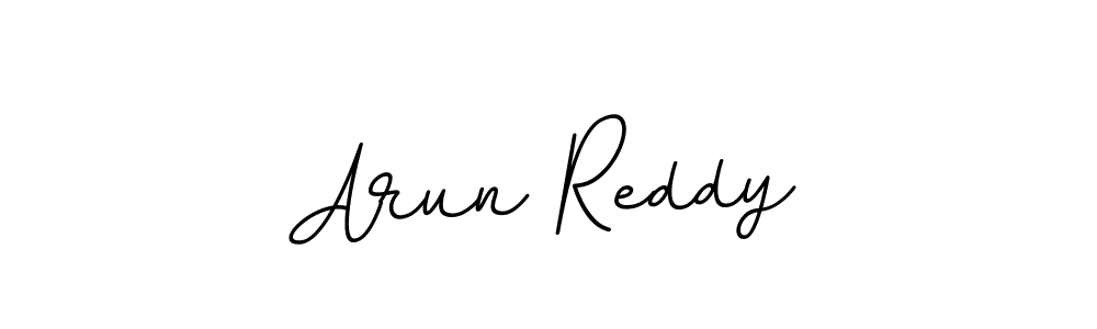 How to make Arun Reddy name signature. Use BallpointsItalic-DORy9 style for creating short signs online. This is the latest handwritten sign. Arun Reddy signature style 11 images and pictures png