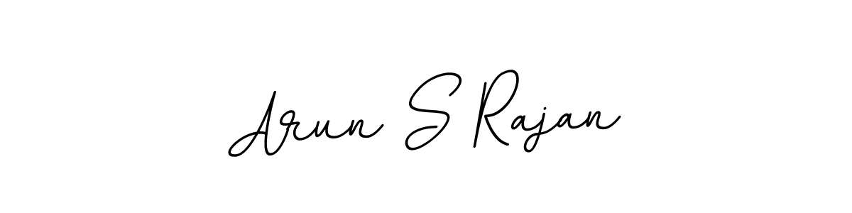This is the best signature style for the Arun S Rajan name. Also you like these signature font (BallpointsItalic-DORy9). Mix name signature. Arun S Rajan signature style 11 images and pictures png
