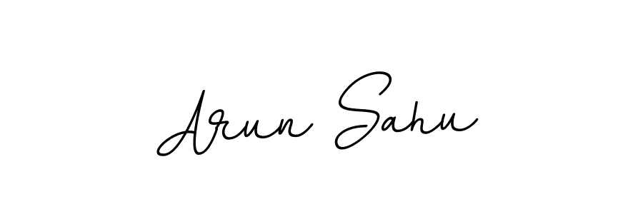 Arun Sahu stylish signature style. Best Handwritten Sign (BallpointsItalic-DORy9) for my name. Handwritten Signature Collection Ideas for my name Arun Sahu. Arun Sahu signature style 11 images and pictures png