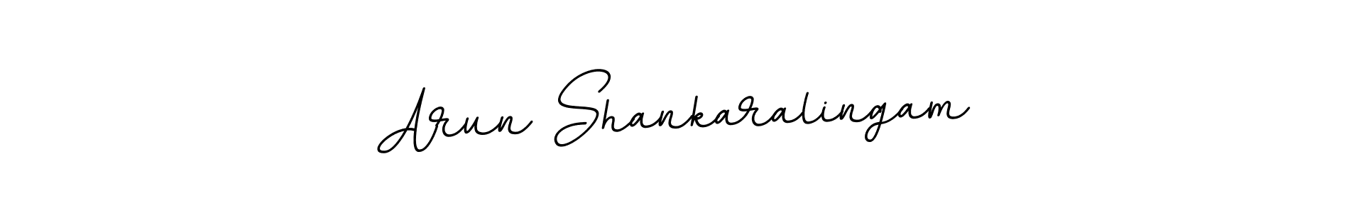 How to make Arun Shankaralingam name signature. Use BallpointsItalic-DORy9 style for creating short signs online. This is the latest handwritten sign. Arun Shankaralingam signature style 11 images and pictures png