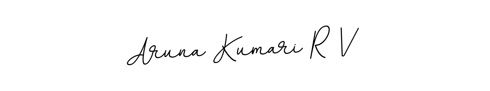 How to make Aruna Kumari R V signature? BallpointsItalic-DORy9 is a professional autograph style. Create handwritten signature for Aruna Kumari R V name. Aruna Kumari R V signature style 11 images and pictures png