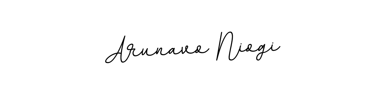 BallpointsItalic-DORy9 is a professional signature style that is perfect for those who want to add a touch of class to their signature. It is also a great choice for those who want to make their signature more unique. Get Arunavo Niogi name to fancy signature for free. Arunavo Niogi signature style 11 images and pictures png