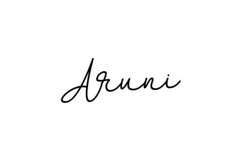 It looks lik you need a new signature style for name Aruni. Design unique handwritten (BallpointsItalic-DORy9) signature with our free signature maker in just a few clicks. Aruni signature style 11 images and pictures png