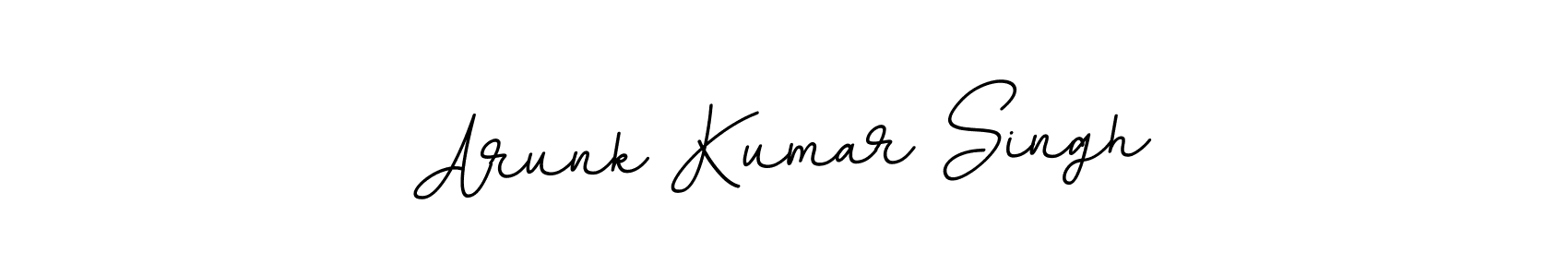 Design your own signature with our free online signature maker. With this signature software, you can create a handwritten (BallpointsItalic-DORy9) signature for name Arunk Kumar Singh. Arunk Kumar Singh signature style 11 images and pictures png
