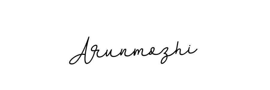 Make a beautiful signature design for name Arunmozhi. With this signature (BallpointsItalic-DORy9) style, you can create a handwritten signature for free. Arunmozhi signature style 11 images and pictures png