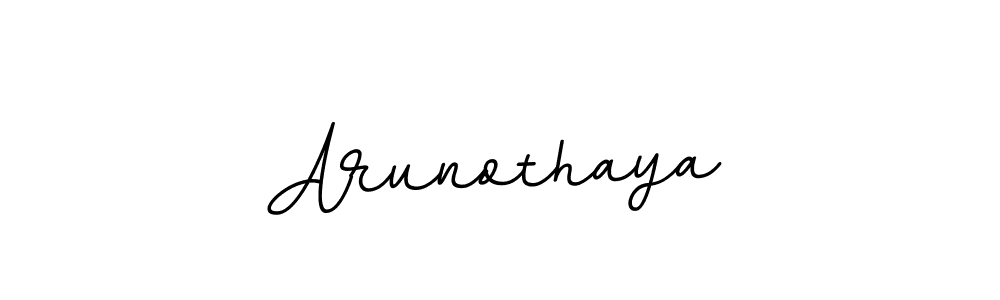 Arunothaya stylish signature style. Best Handwritten Sign (BallpointsItalic-DORy9) for my name. Handwritten Signature Collection Ideas for my name Arunothaya. Arunothaya signature style 11 images and pictures png