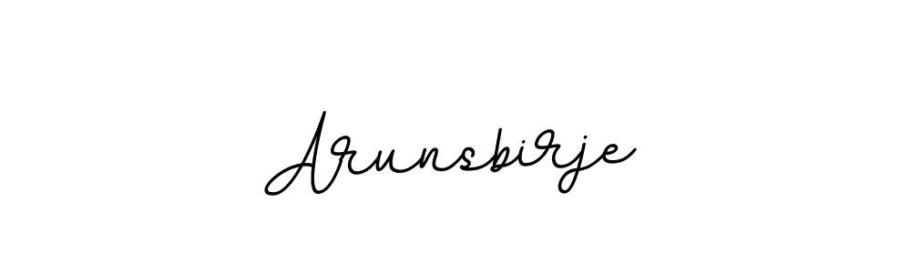 How to make Arunsbirje signature? BallpointsItalic-DORy9 is a professional autograph style. Create handwritten signature for Arunsbirje name. Arunsbirje signature style 11 images and pictures png