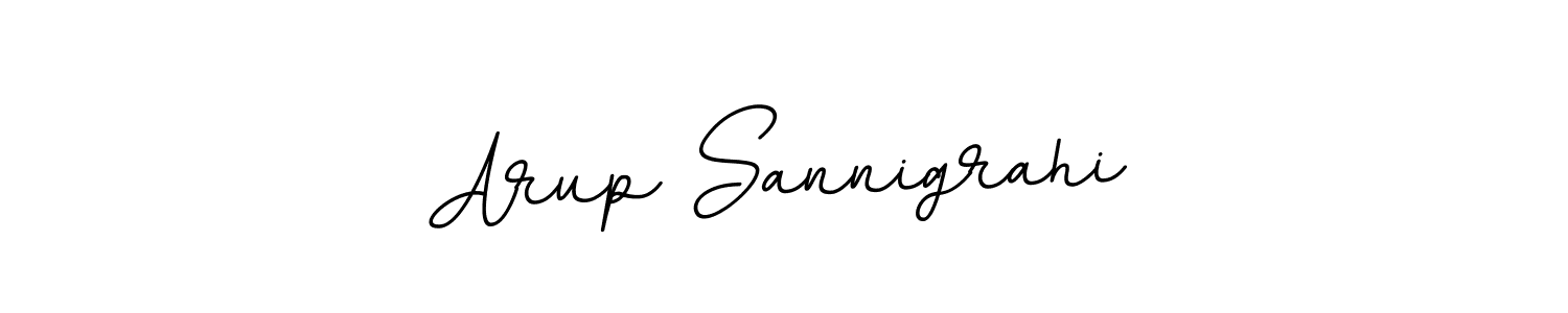 Use a signature maker to create a handwritten signature online. With this signature software, you can design (BallpointsItalic-DORy9) your own signature for name Arup Sannigrahi. Arup Sannigrahi signature style 11 images and pictures png