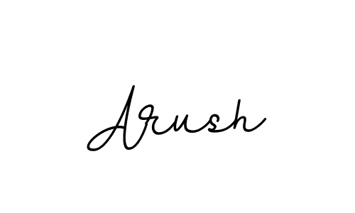 Make a beautiful signature design for name Arush. With this signature (BallpointsItalic-DORy9) style, you can create a handwritten signature for free. Arush signature style 11 images and pictures png