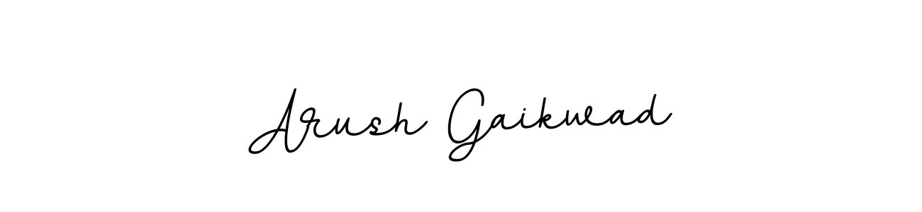 Use a signature maker to create a handwritten signature online. With this signature software, you can design (BallpointsItalic-DORy9) your own signature for name Arush Gaikwad. Arush Gaikwad signature style 11 images and pictures png