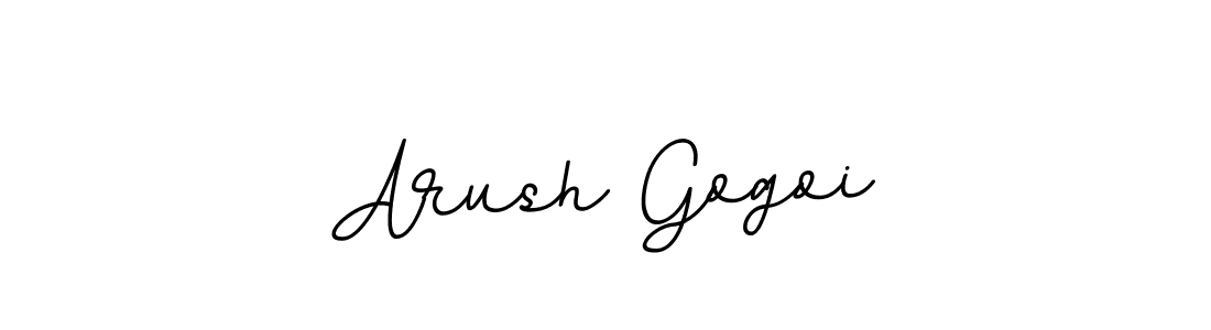 Also we have Arush Gogoi name is the best signature style. Create professional handwritten signature collection using BallpointsItalic-DORy9 autograph style. Arush Gogoi signature style 11 images and pictures png
