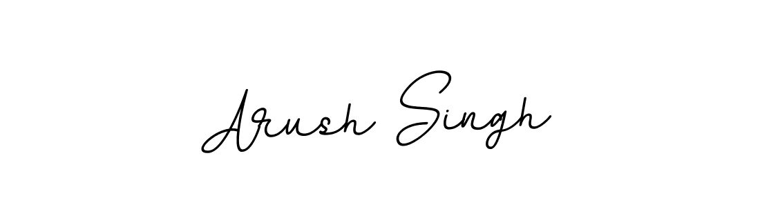 Create a beautiful signature design for name Arush Singh. With this signature (BallpointsItalic-DORy9) fonts, you can make a handwritten signature for free. Arush Singh signature style 11 images and pictures png
