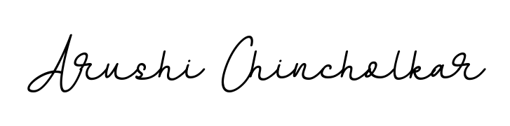 Make a beautiful signature design for name Arushi Chincholkar. With this signature (BallpointsItalic-DORy9) style, you can create a handwritten signature for free. Arushi Chincholkar signature style 11 images and pictures png