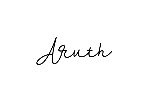 Make a beautiful signature design for name Aruth. With this signature (BallpointsItalic-DORy9) style, you can create a handwritten signature for free. Aruth signature style 11 images and pictures png