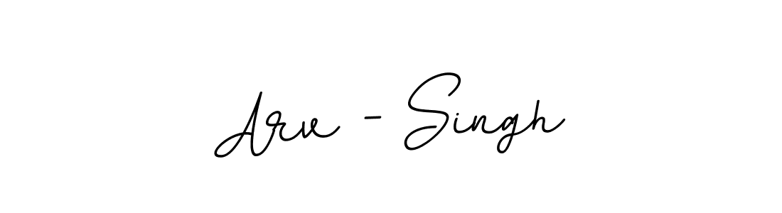 Here are the top 10 professional signature styles for the name Arv - Singh. These are the best autograph styles you can use for your name. Arv - Singh signature style 11 images and pictures png