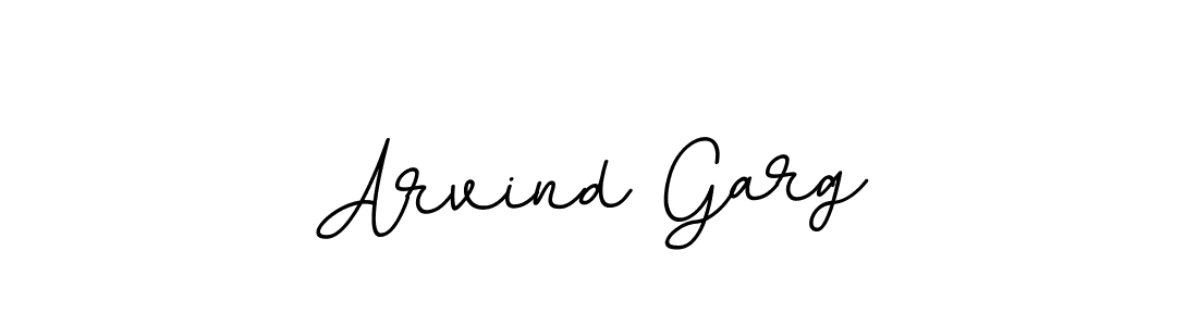 How to make Arvind Garg name signature. Use BallpointsItalic-DORy9 style for creating short signs online. This is the latest handwritten sign. Arvind Garg signature style 11 images and pictures png