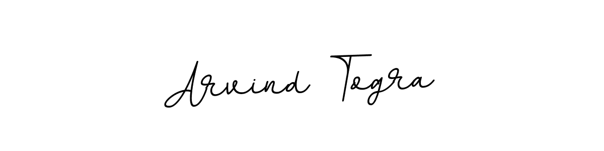 Make a beautiful signature design for name Arvind Togra. With this signature (BallpointsItalic-DORy9) style, you can create a handwritten signature for free. Arvind Togra signature style 11 images and pictures png