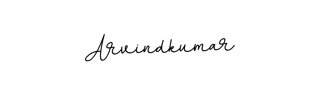 Make a beautiful signature design for name Arvindkumar. With this signature (BallpointsItalic-DORy9) style, you can create a handwritten signature for free. Arvindkumar signature style 11 images and pictures png