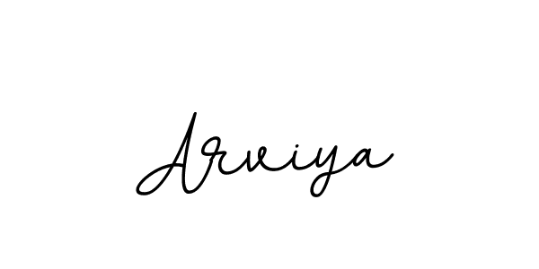 Make a beautiful signature design for name Arviya. With this signature (BallpointsItalic-DORy9) style, you can create a handwritten signature for free. Arviya signature style 11 images and pictures png