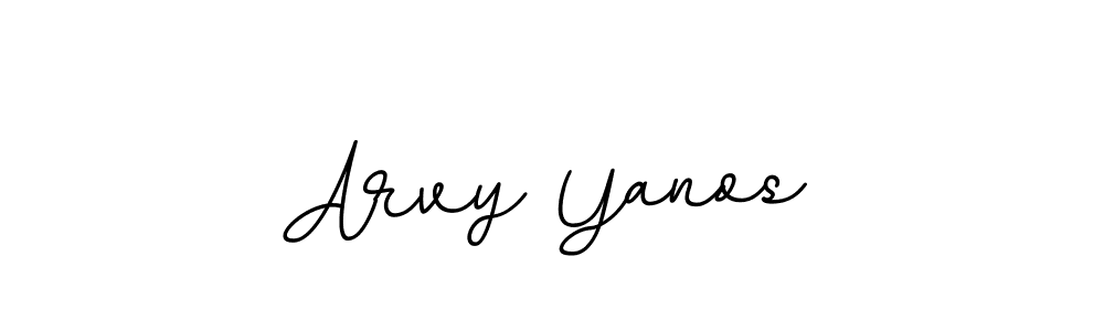 You should practise on your own different ways (BallpointsItalic-DORy9) to write your name (Arvy Yanos) in signature. don't let someone else do it for you. Arvy Yanos signature style 11 images and pictures png