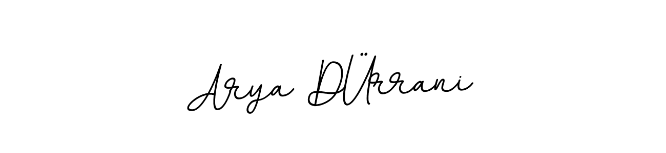 It looks lik you need a new signature style for name Arya DÜrrani. Design unique handwritten (BallpointsItalic-DORy9) signature with our free signature maker in just a few clicks. Arya DÜrrani signature style 11 images and pictures png